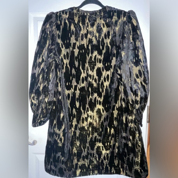 POMANDER PLACE
Metallic Velvet Burnout Samantha Dress - Picture 4 of 4